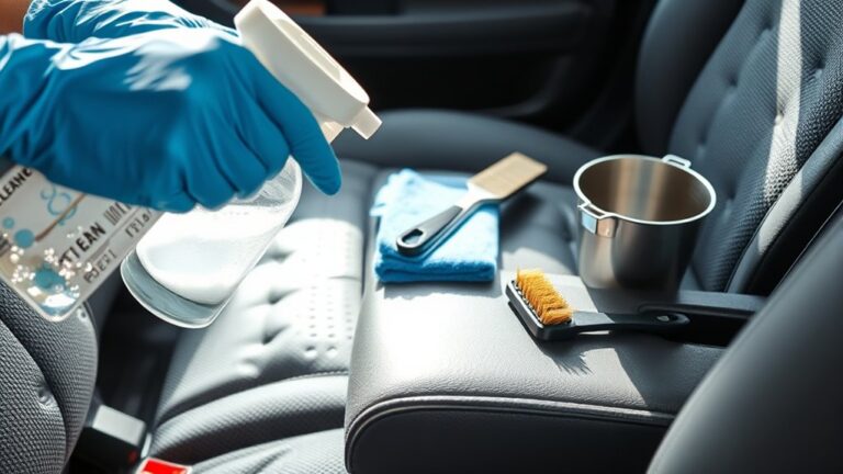 diy car upholstery cleaning
