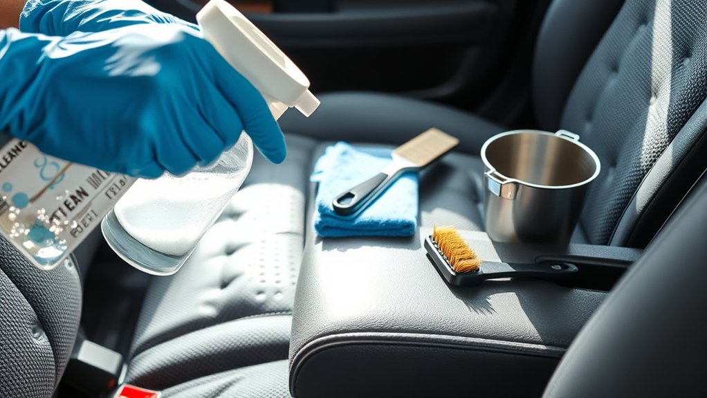 diy car upholstery cleaning