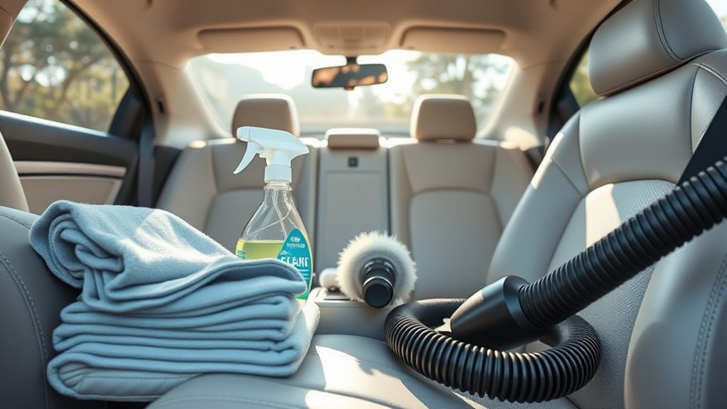 gather cleaning supplies beforehand