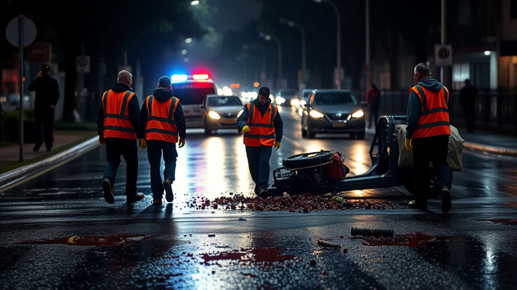 accident cleanup responsibility varies