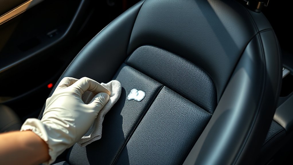 avoid carpet cleaner on leather