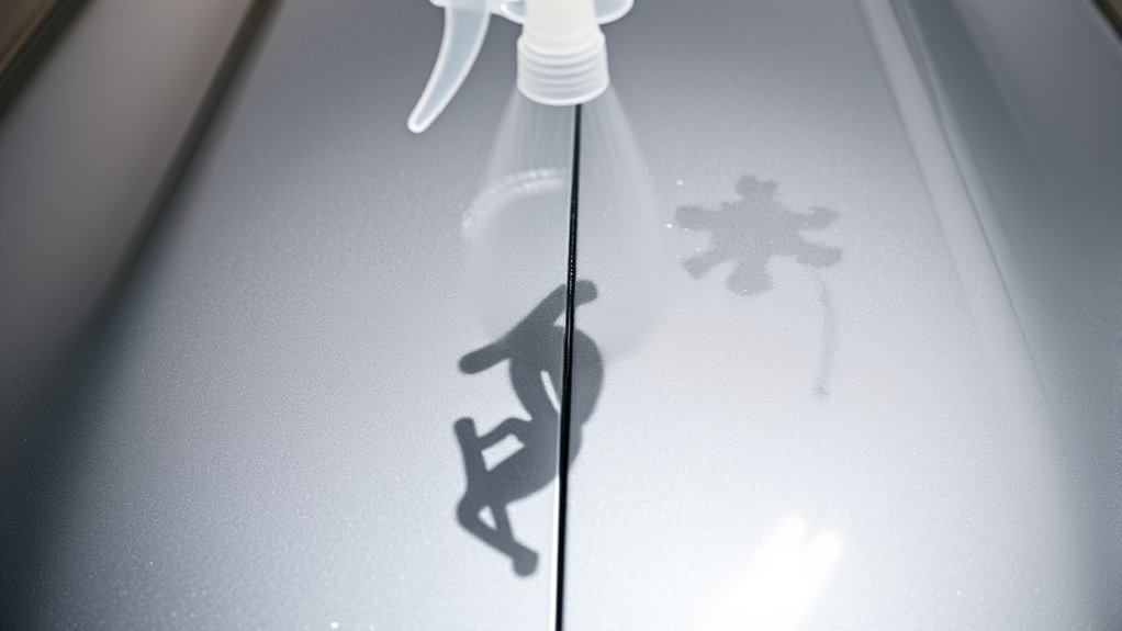 avoid glass cleaner usage