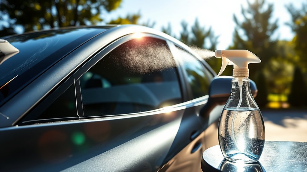 avoid household cleaners for cars