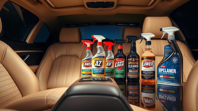 best car upholstery cleaners