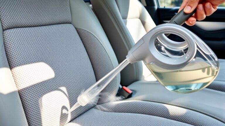 car seats and carpet cleaner