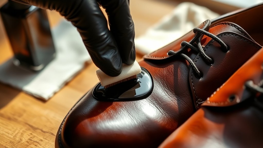 clean shoes with care