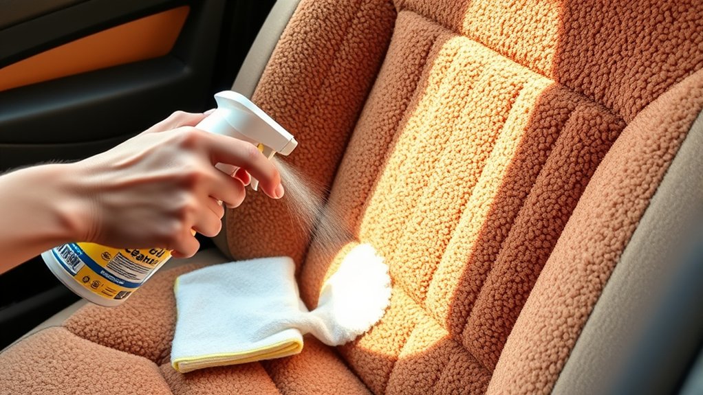 deep clean for car seats
