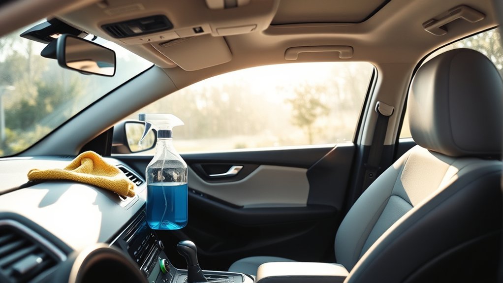 efficient car interior cleanup