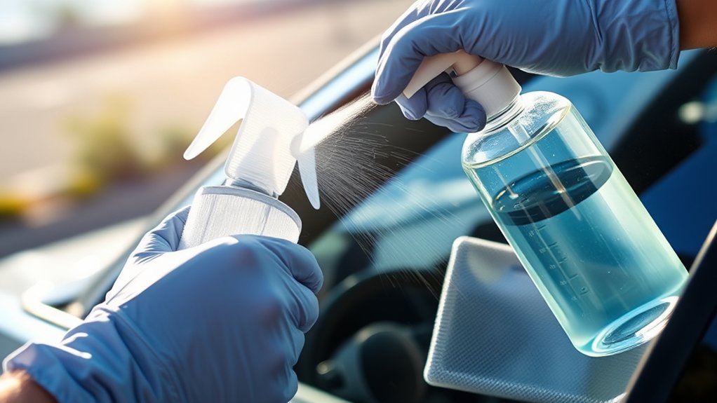 prepare windows for cleaning
