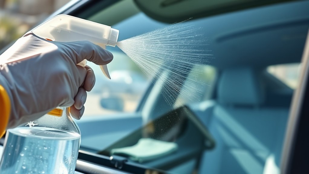 prepare windows for cleaning