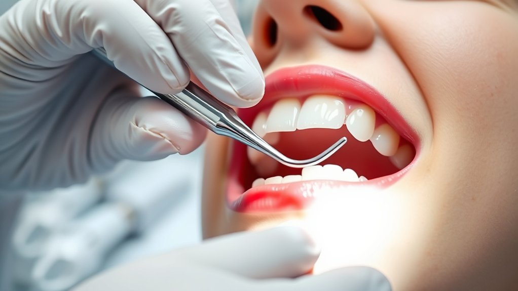 routine dental plaque removal