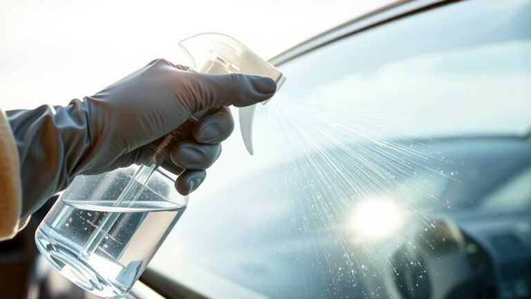 safe car window cleaning