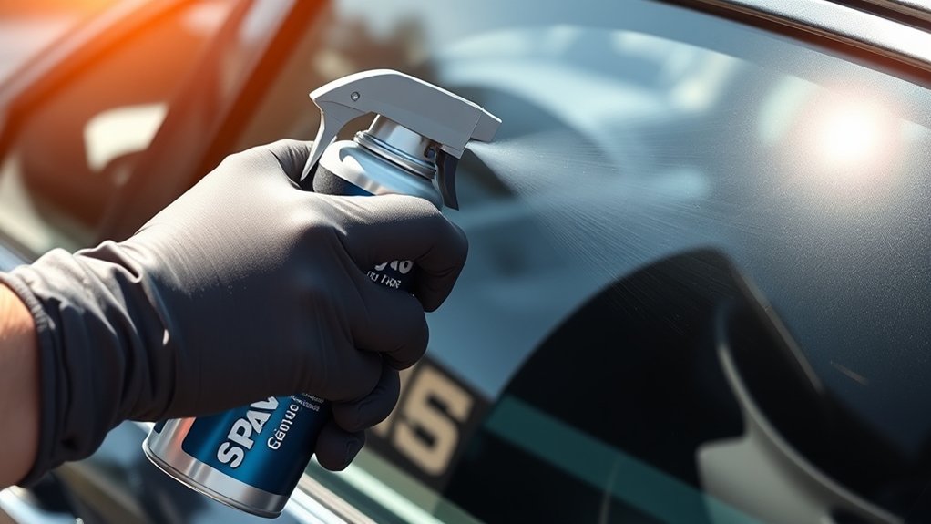 safe car window cleaning