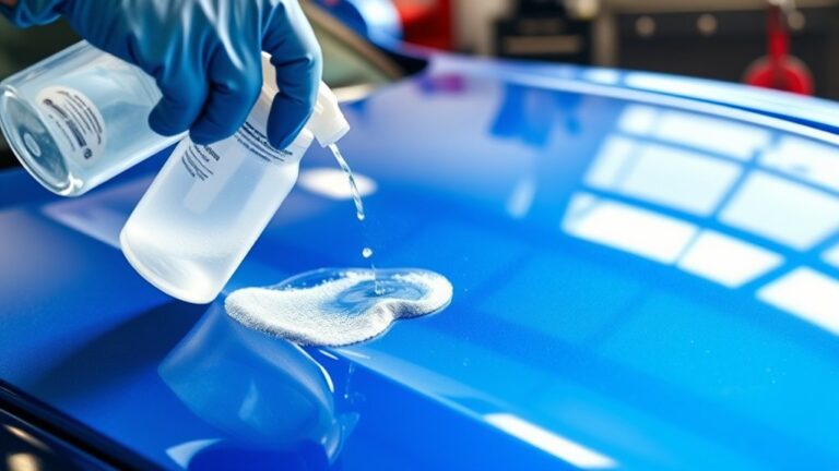 safe glass cleaner application