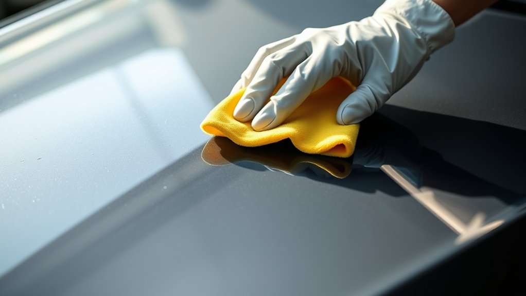 safely clean car paint