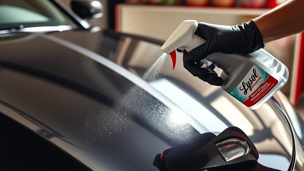 safely clean car surfaces