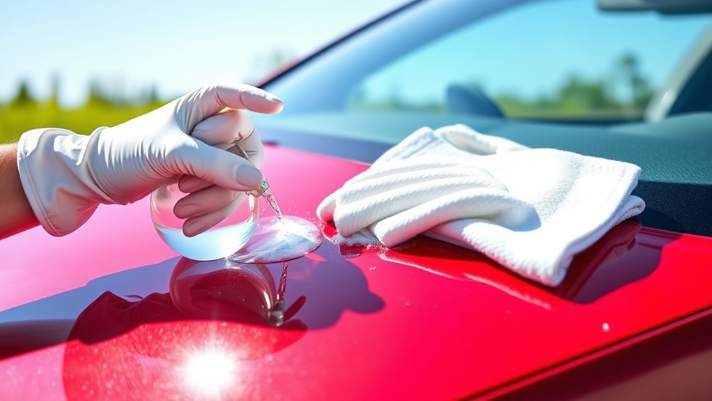 safely clean car surfaces