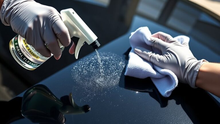 safely clean car surfaces