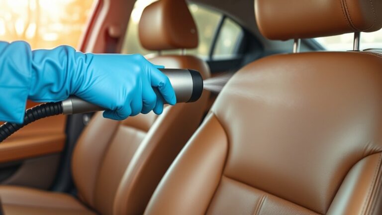 safely clean leather seats