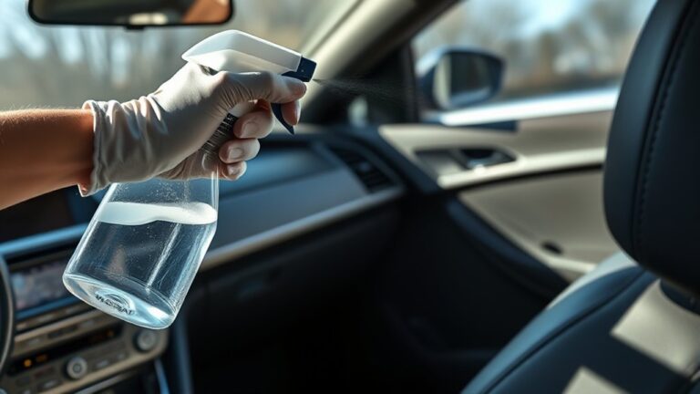 safely clean your car