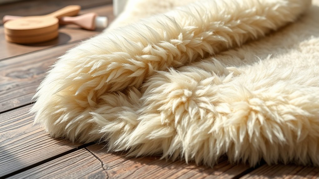 sheepskin rug maintenance tips
