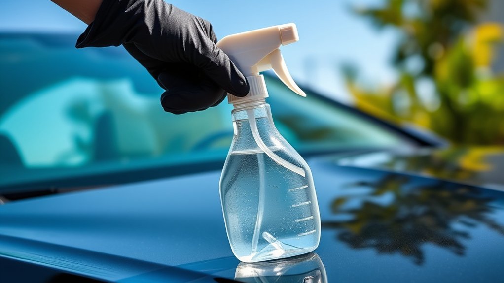 use car safe cleaner only