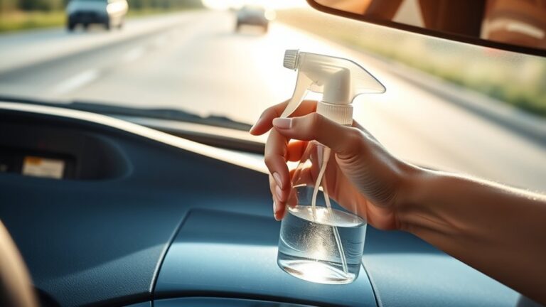 using glass cleaner safely